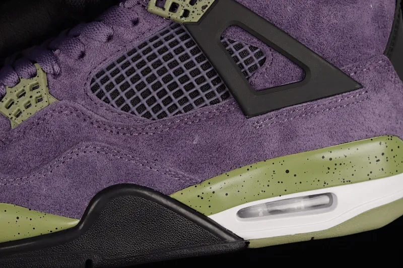 All categories Air Jordan Jordan series basketball shoes Air Jordan 4 Air Jordan 4 Retro "Canyon Purple" AJ4 Joe 4 purple suede basketball shoes AQ9129-500
